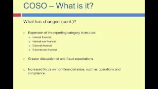 COSO-What is it?