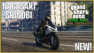 NEW Nagasaki Shinobi CUSTOMIZATION! (Kawasaki Ninja) - GTA Online The Contract DLC Update!