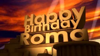 Happy Birthday Roma