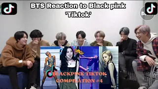 BTS Reaction to Blackpink TikTok (part -9) (fanmade)