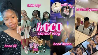 HOMECOMING SCHOOL VLOG: spirit week, hoco dance, football game and more!