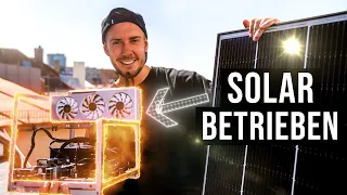 Bitcoin Mining mit Solar Anlage (keine Stromkosten!) 🌞💶