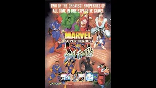 LongPlay Marvel Super Heroes vs. Street Fighter  Arcade MAME 1997