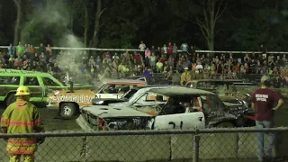 2019 Herkimer County Fair Demolition Derby(Friday) Heat 4