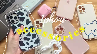 📦 Unboxing new accessories for my iphone 12 pro max 🍎 (silver and graphite) aesthetic + asmr 🌼