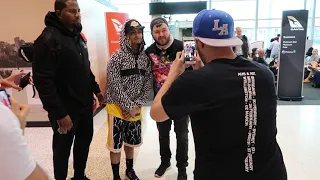 Lil Pump Arriving Into Sydney Australia