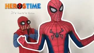 Spiderman Bros UNBOXING Spiderman DISNEYLAND suit by HEROSTIME!!!