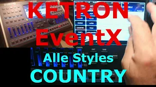 KETRON EventX: COUNTRY Styles (complete style demo)