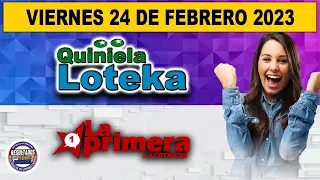 Sorteo LOTEKA TE TOCA - LA PRIMERA En VIVO de hoy VIERNES 24 DE FEBRERO de 2023 #loteka #envivo #hoy