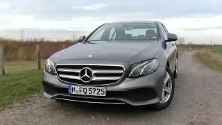 2016 Mercedes Benz E 200d (150 HP) TEST DRIVE