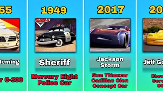 Comparison: "Cars" Characters from Oldest to Modern (part 2)