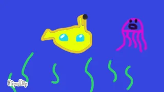 Submarine and Jellyfish