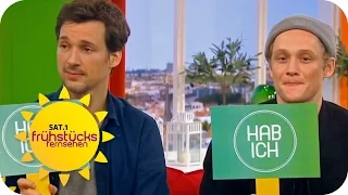 Florian David Fitz und Matthias Schweighöfer - intime Geständnisse | SAT.1 Frühstücksfernsehen