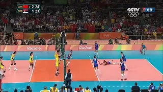 Rio Olympics 2016 Volleyball China🇨🇳Vs Serbia🇷🇸