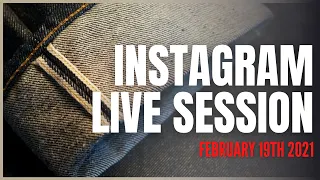 Instagram Live Session - February 19th 2021