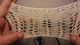 How to Knit The Simple Garter Lace Stitch- Beginner Friendly!