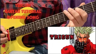 #8 Tutorial : H. T. TRIGUN guitar tutorial opening song by Tsuneo Imahori!!