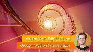 Order of An Elliptic Curve Group In Python From Scratch