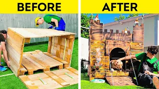 DIY Cozy Pallet Home For Your Pets || Eco-Friendly Crafts to Decorate Your Backyard