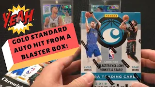 2018-19 Panini Chronicles Blaster Box Break - Gold Standard Auto Hit!