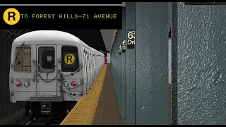 OpenBVE Throwback: (R) Train To Forest Hills-71st Avenue (R46)(2000s-2020)
