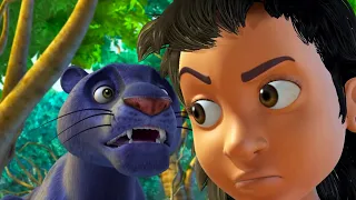 Маугли - Книга Джунглей - Новые приключения Багиры – развивающий мультфильм для детей