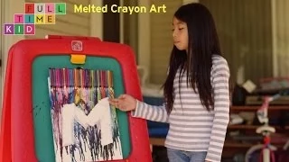 DIY Melted Crayon Art | Full-Time Kid | PBS Parents