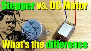 Stepper Motor vs.  DC Motor