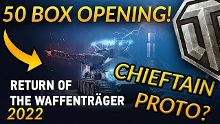 Waffenträger 2022 50 Engineer's Gates/Boxes Opening | Chieftain Proto? | World of Tanks 2022