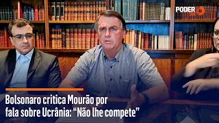 Bolsonaro critica Mourão por fala sobre Ucrânia: “Não lhe compete”