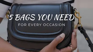 5 Essential handbags every woman needs  | Wardrobe basics 101