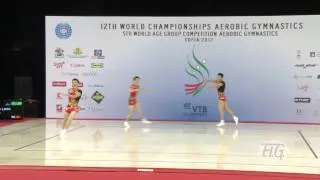 Trio CHINA 2 - Aerobic Worlds 2012