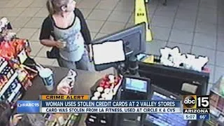 Woman stole credit card from LA Fitness