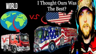 American Reacts to Why American Firetrucks Are Oversized..