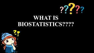 what is biostatistics???