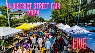 Seattles University District Street Fair Live 2024