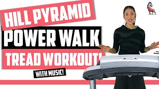 Power Walk and Hill Pyramid | REAL-TIME TREADMILL WORKOUT | IBX Running