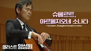 양성원│슈베르트, 아르페지오네 소나타 a단조 D.821 (F.Schubert, Arpeggione Sonata in a minor) Vc.SungWon Yang