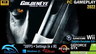 GoldenEye Rogue Agent PC Gameplay | Dolphin 5.0 | GameCube & Wii Emulator | Full Playable | 2k30FPS