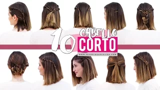 10 peinados fáciles para cabello corto o media melena | Patry Jordan