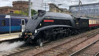 The LNER Gresley Pacific Class A4 4-6-2 No.4498 'SIR NIGEL GRESLEY' (NE Black in View Scene)