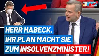 Herr Habeck, Ihr Plan macht Sie zum Insolvenzminister! - Leif-Erik Holm - AfD-Fraktion im Bundestag