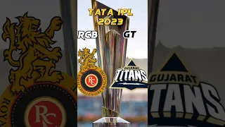 Rcb vs Gt in ipl 2023 #shorts #youtubeshorts #ipl