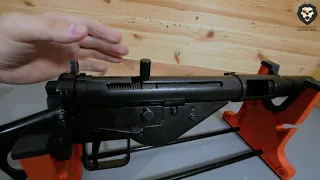 Макет пистолета-пулемета Denix D7/1148 Sten Mark II (ММГ) видео обзор 4k