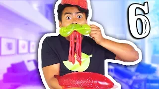 GUMMY VS REAL FOOD 6!!!