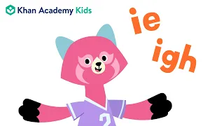 Words with -ie and -igh | Vowel Teams | Learn to Read with Khan Academy Kids