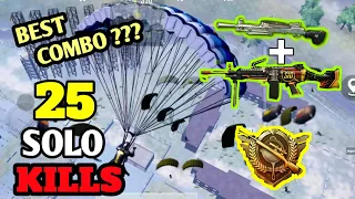 BEST LANDING IN MILITARY BASE | 25 KILLS | SOLO VS SQUAD | PUBG MOBILE