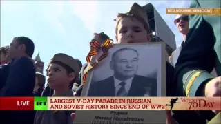 Anthem of the Russian Federation 2015 Victory Day Parade Moscow