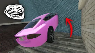 CARRERA TROLL 999.999% IMPOSIBLE!! ENTRO POR LA PARED! - GTA V ONLINE