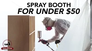 How to Build a DIY Spray Booth for Under $50